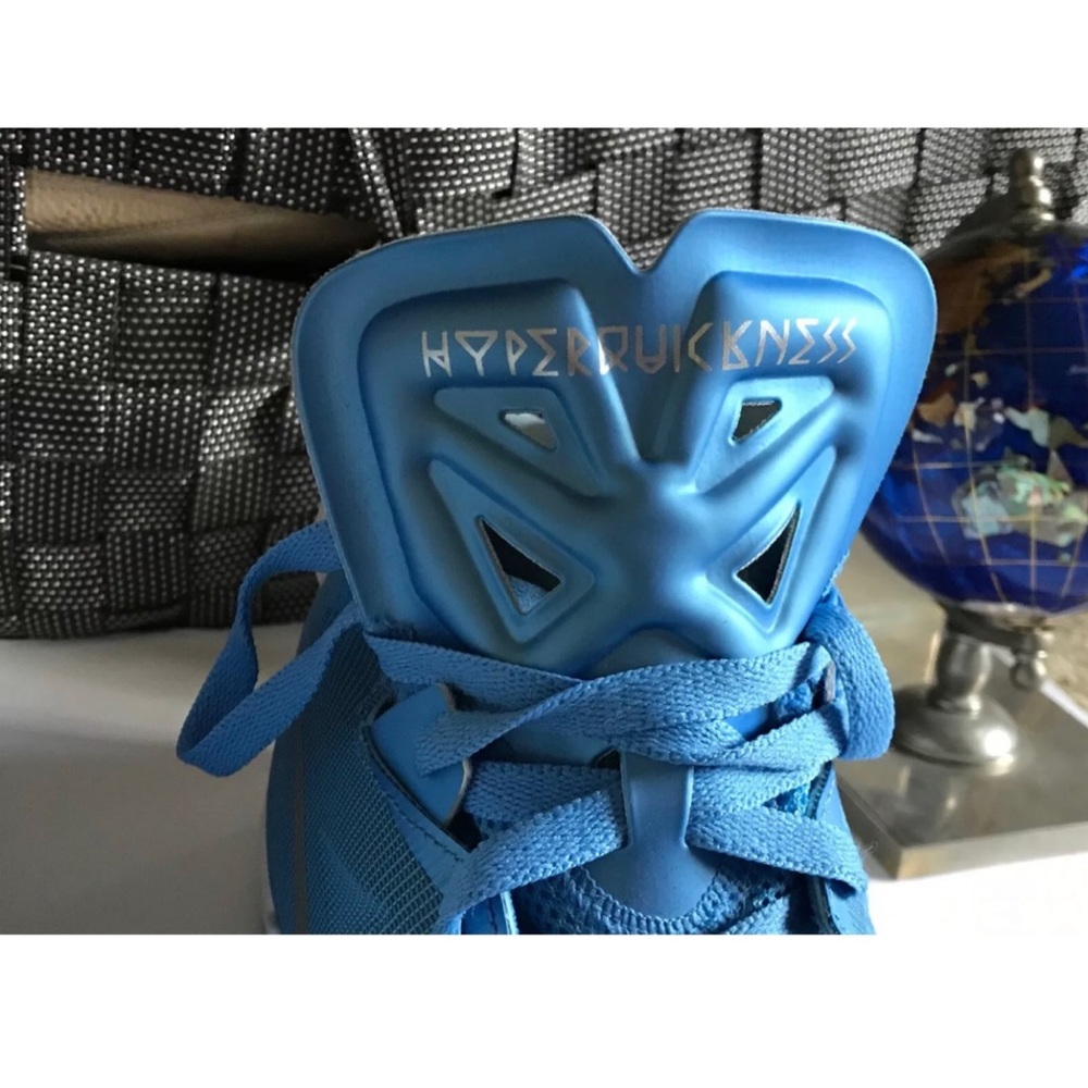 Nike Linarlon Hyperquickness Blue Basketball Snea… - image 4